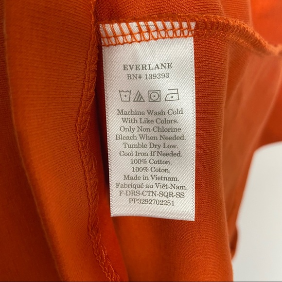 NWT Everlane Party of One Orange Dress - Picture 7 of 7